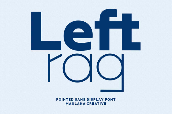 Leftrag Sans Serif Display Font