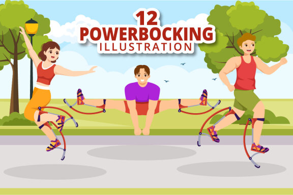 12 Powerbocking Sport Illustration