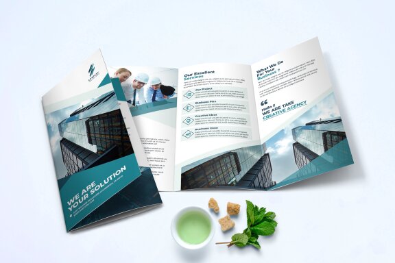 TriFold Business Brochure Template
