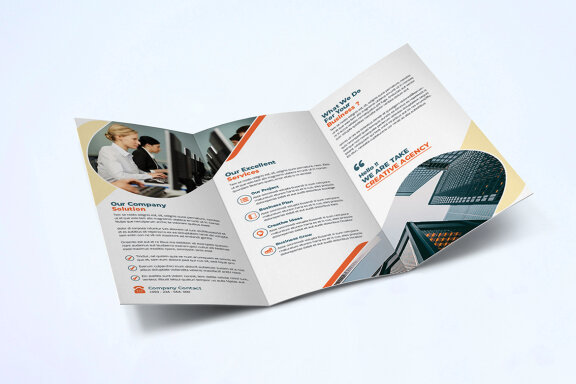 TriFold Business Brochure Template
