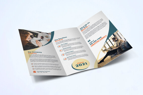 TriFold Business Brochure Template
