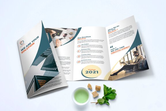 TriFold Business Brochure Template