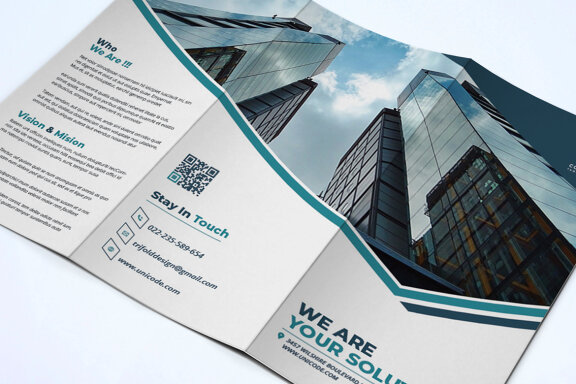 TriFold Business Brochure Template