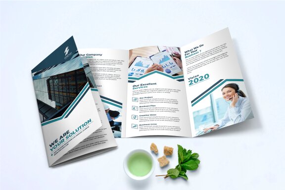 TriFold Business Brochure Template