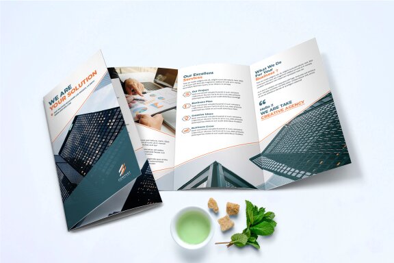 TriFold Business Brochure Template
