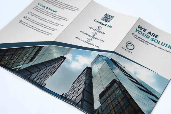 TriFold Business Brochure Template