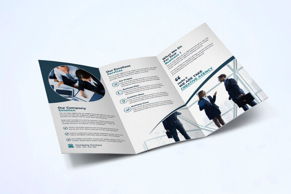 TriFold Business Brochure Template
