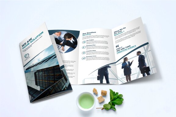 TriFold Business Brochure Template