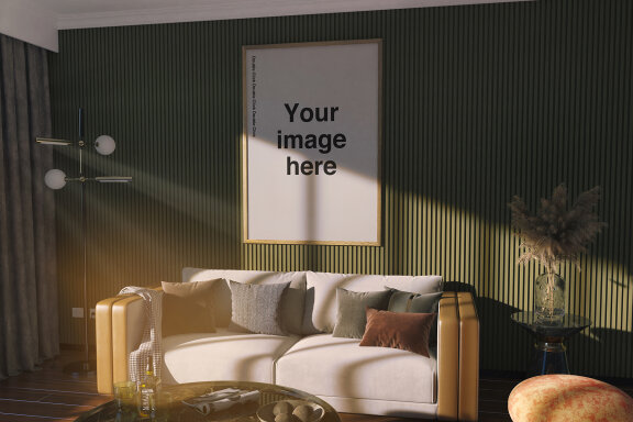 Elegant Retro House Mockup Scenes