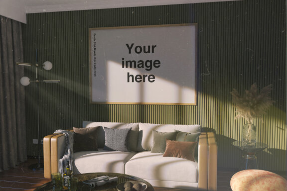 Elegant Retro House Mockup Scenes