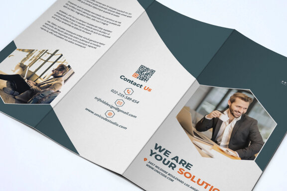 TriFold Business Brochure Template