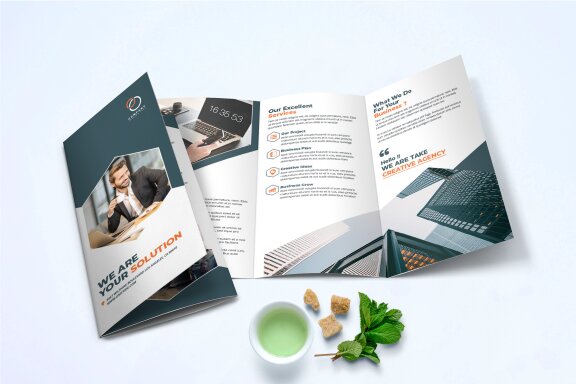 TriFold Business Brochure Template