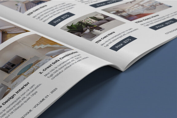 A5 Interior Catalogue Template