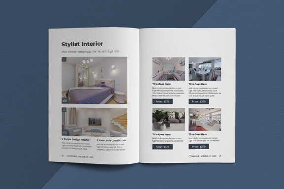 A5 Interior Catalogue Template