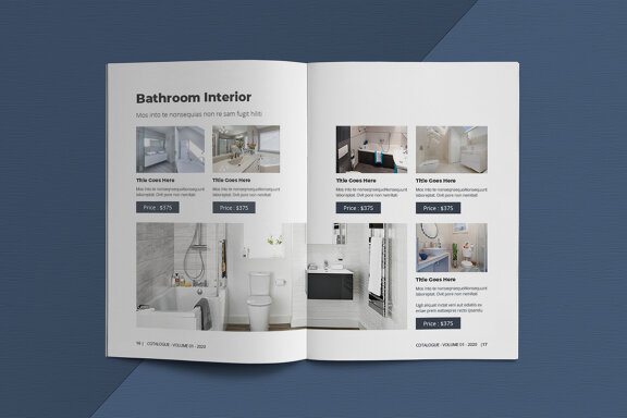 A5 Interior Catalogue Template
