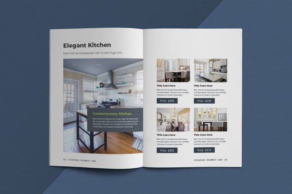 A5 Interior Catalogue Template