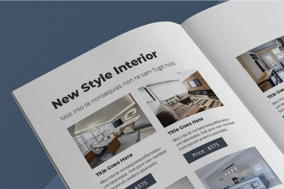 A5 Interior Catalogue Template