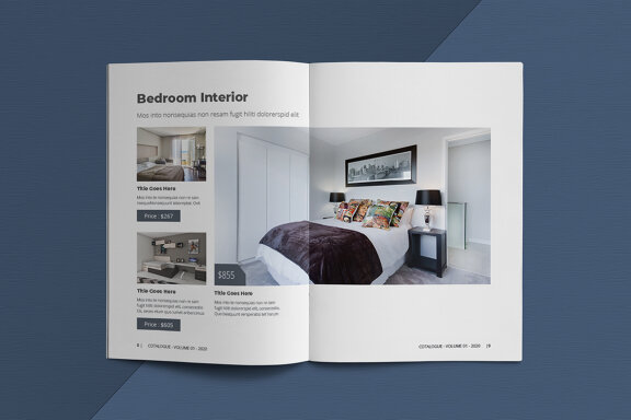 A5 Interior Catalogue Template