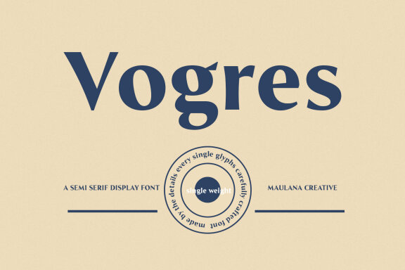Vogres Serif Display Font