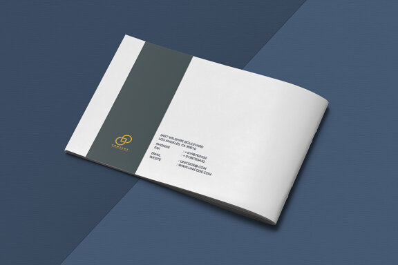 A5 Landscape Catalogue Template