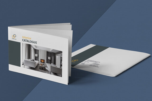 A5 Landscape Catalogue Template