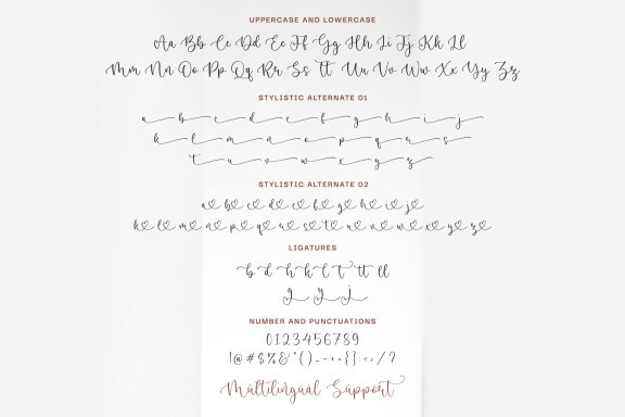 Katrine - Modern script font