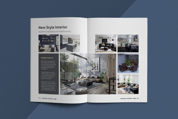 A5 Interior Catalogue Template