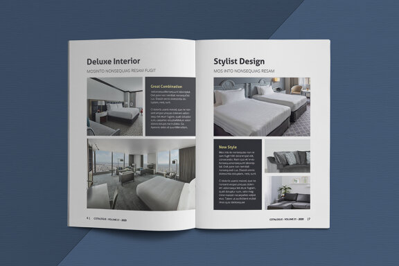 A5 Interior Catalogue Template