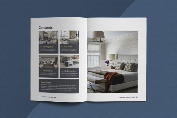 A5 Interior Catalogue Template
