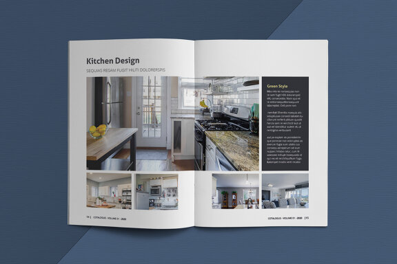 A5 Interior Catalogue Template