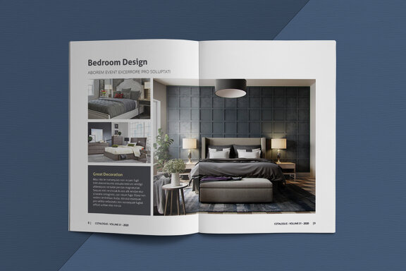 A5 Interior Catalogue Template