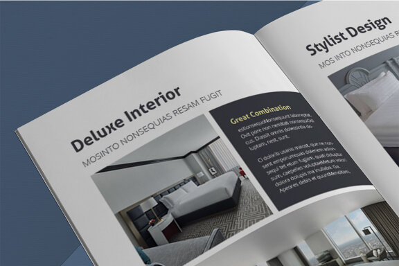 A5 Interior Catalogue Template