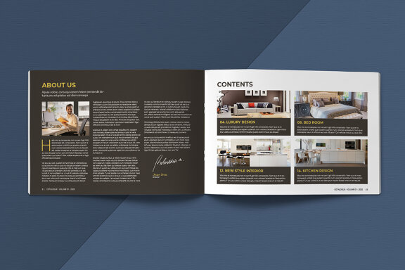 Landscape Catalogue Template