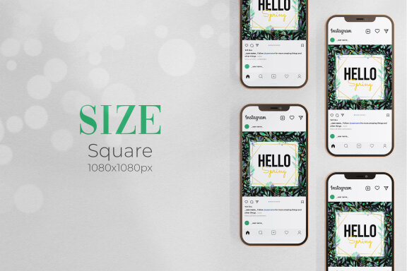 Spring Editable Banner - JPG / Psd / Canva Template