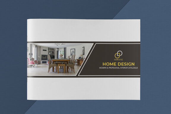 A5 Landscape Catalogue Template
