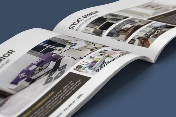 A5 Landscape Catalogue Template