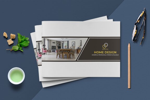 A5 Landscape Catalogue Template