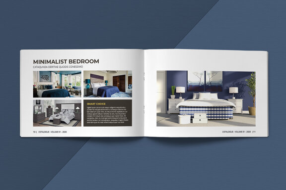 A5 Landscape Catalogue Template