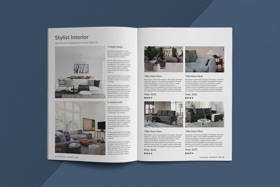 Interior Catalogue Template