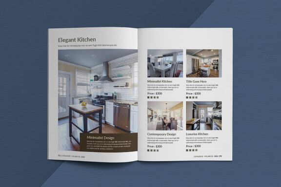 A5 Interior Catalogue Template