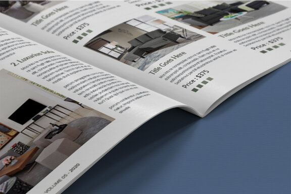 A5 Interior Catalogue Template