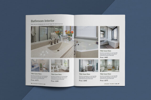 A5 Interior Catalogue Template