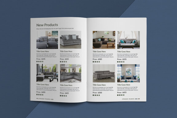 A5 Interior Catalogue Template