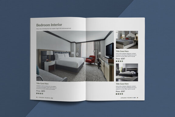 A5 Interior Catalogue Template
