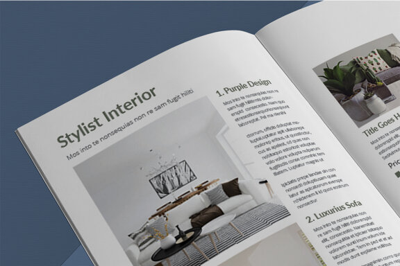 A5 Interior Catalogue Template