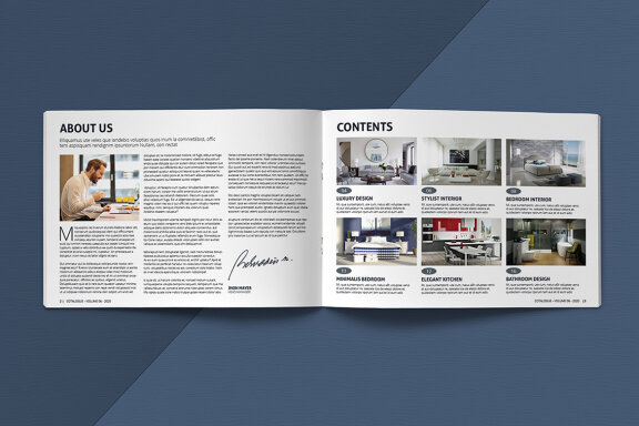 Landscape Catalogue Template