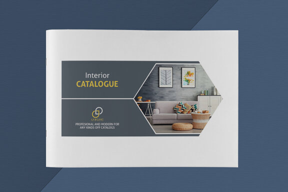 A5 Landscape Catalogue Template