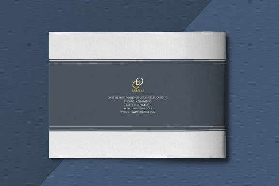 A5 Landscape Catalogue Template