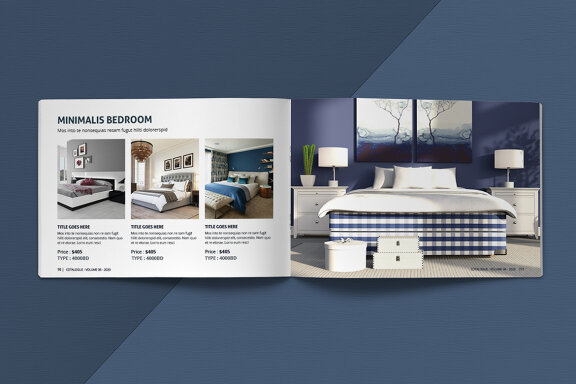 A5 Landscape Catalogue Template