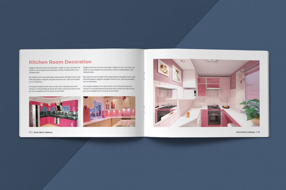 A5 Home Interior Catalogue Template